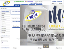 Tablet Screenshot of madelima.com.br